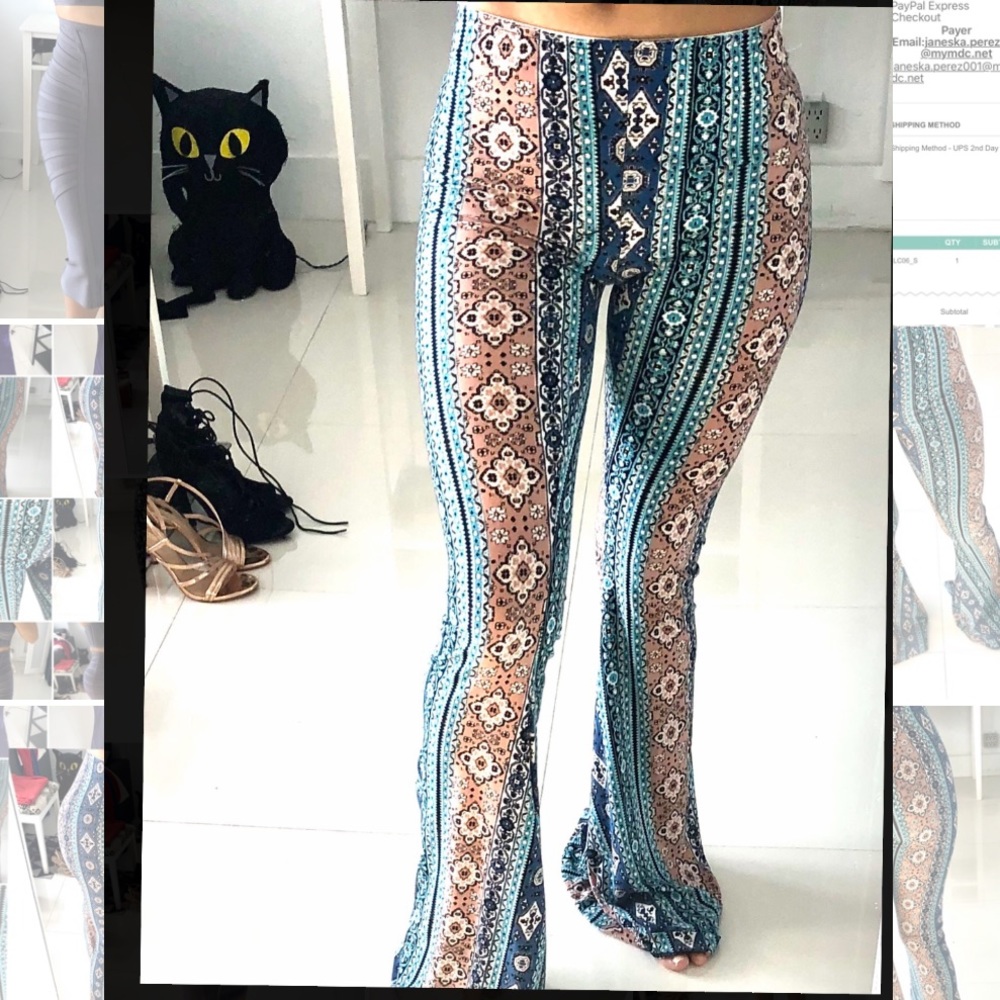 ShowMeYourMumu stretch bell bottom pants